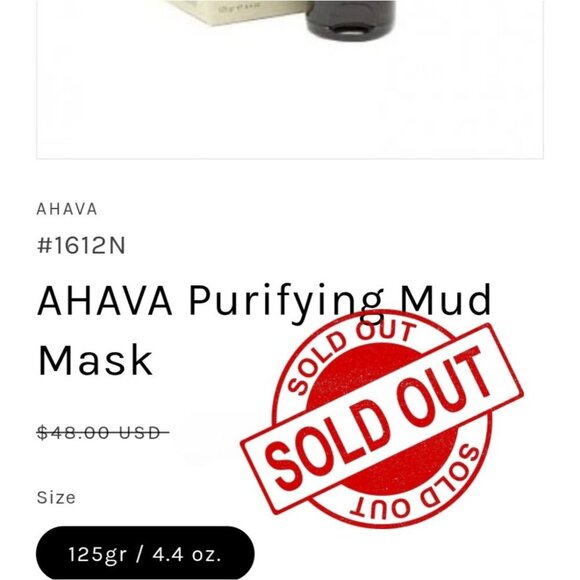 AHAVA Purifying Mud Mask – Dead Sea Minerals Deep Cleanse for Sensitive Skin - Picture 12 of 13